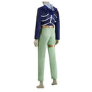Cosplay Costume Caiman Dorohedoro Season 2 Top Pants Set Green Men Halloween Carnival Party Outfits
