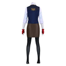 Cosplay Costume Chamber Genderbend Valorant Suit Set Budget Friendly Black Women Halloween Carnival Party Outfits