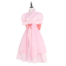 Cosplay Costume Charlotte Pudding Dress Pink Women Halloween Carnival Party Outfits