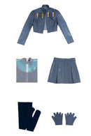 Cosplay Costume Chloe Charming Wicked Wonderland (2026) Coat Dress Fullset Budget Friendly Blue Women Halloween Carnival Party Outfits