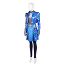 Cosplay Costume Chloe Charming Wicked Wonderland (2026) Leather Jacket Skirt Pants Set Blue Women Halloween Carnival Party Outfits