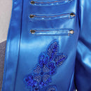 Cosplay Costume Chloe Charming Wicked Wonderland (2026) Leather Jacket Skirt Pants Set Blue Women Halloween Carnival Party Outfits