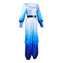 Cosplay Costume Chloe Charming Wicked Wonderland Jumpsuit Blue Women Halloween Carnival Party Outfits