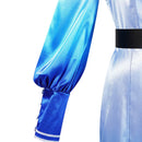 Cosplay Costume Chloe Charming Wicked Wonderland Jumpsuit Blue Women Halloween Carnival Party Outfits