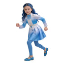 Cosplay Costume Chloe Descendants: Wicked Wonderland Fullset Blue Kids Children Halloween Carnival Party Outfits