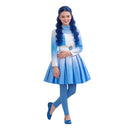 Cosplay Costume Chloe Descendants: Wicked Wonderland Fullset Blue Kids Children Halloween Carnival Party Outfits
