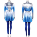 Cosplay Costume Chloe Descendants: Wicked Wonderland Fullset Blue Women Halloween Carnival Party Outfits