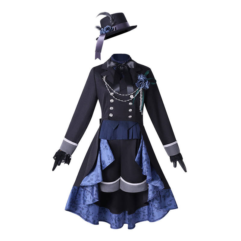 Cosplay Costume Ciel Phantomhive Black Butler Uniform Women Halloween Carnival Party Outfit