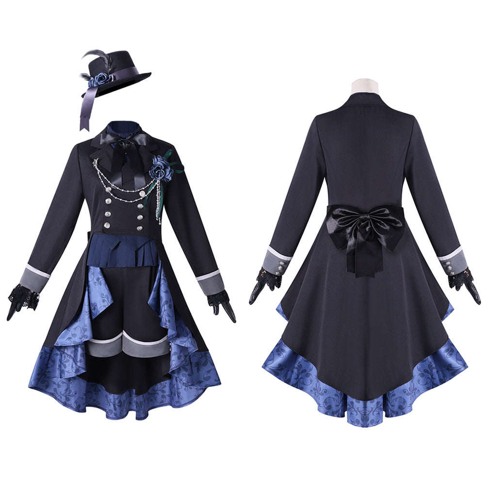 Cosplay Costume Ciel Phantomhive Black Butler Uniform Women Halloween Carnival Party Outfit