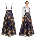 Cosplay Costume Clair‌ Clair Obscur: Expedition 33 Printed Dress Women Halloween Carnival Party Outfit