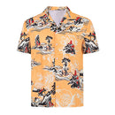 Cosplay Costume Cliff Booth The Adventures of Cliff Booth (2026) Hawaii Shirt Yellow Men Halloween Carnival Party Outfits
