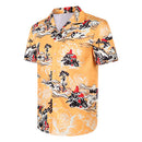 Cosplay Costume Cliff Booth The Adventures of Cliff Booth (2026) Hawaii Shirt Yellow Men Halloween Carnival Party Outfits
