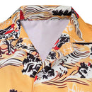 Cosplay Costume Cliff Booth The Adventures of Cliff Booth (2026) Hawaii Shirt Yellow Men Halloween Carnival Party Outfits