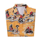 Cosplay Costume Cliff Booth The Adventures of Cliff Booth (2026) Hawaii Shirt Yellow Men Halloween Carnival Party Outfits