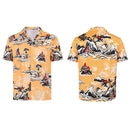 Cosplay Costume Cliff Booth The Adventures of Cliff Booth (2026) Hawaii Shirt Yellow Men Halloween Carnival Party Outfits