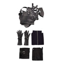 Cosplay Costume Cloud Strife FF VII : Advent Children Leather Fullset Black Men Halloween Carnival Party Outfits