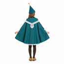 Cosplay Costume Coco Witch Hat Atelier Fullset Green Kids Children Halloween Carnival Party Outfits
