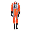 Cosplay Costume Colonel Ward Mando X-Wing Pilot Uniform Orange Women Halloween Carnival Party Outfits