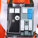 Cosplay Costume Colonel Ward Mando X-Wing Pilot Uniform Orange Women Halloween Carnival Party Outfits