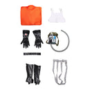 Cosplay Costume Colonel Ward Mando X-Wing Pilot Uniform Orange Women Halloween Carnival Party Outfits
