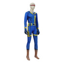 Cosplay Costume Cyclops Jumpsuit Set Blue Men Halloween Carnival Party Outfits