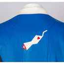 Cosplay Costume D Cyberpunk: Edgerunners 2 (2026) Leather Jacket Blue Men Halloween Carnival Party Outfits