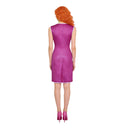 Cosplay Costume Daphne Scooby Doo Dress Scarf Set Purple Women Halloween Carnival Party Outfits