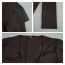 Cosplay Costume Darth Maul Cloak Armor Bodysuit Set Black Men Halloween Carnival Party Outfits