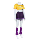 Cosplay Costume Date Night Juno OW Top Skirt Fullset Yellow Women Halloween Carnival Party Outfits