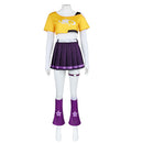 Cosplay Costume Date Night Juno OW Top Skirt Fullset Yellow Women Halloween Carnival Party Outfits