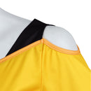 Cosplay Costume Date Night Juno OW Top Skirt Fullset Yellow Women Halloween Carnival Party Outfits