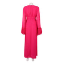 Cosplay Costume Deborah Vance Hacks Season 5 Vintage Long Sleeve Dress Pink Halloween Carnival Party Outfits