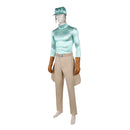 Cosplay Costume Diego Brando Steel Ball Run Green Men Halloween Carnival Party Outfits
