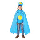 Cosplay Costume Dog Man Cloak Hat Shirt Set Blue Kids Children Halloween Carnival Party Outfits