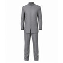 Cosplay Costume Dr. Evil Austin Powers Suit Set Gray Men Halloween Carnival Party Outfits