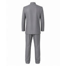 Cosplay Costume Dr. Evil Austin Powers Suit Set Gray Men Halloween Carnival Party Outfits