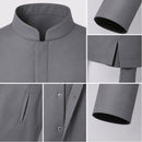 Cosplay Costume Dr. Evil Austin Powers Suit Set Gray Men Halloween Carnival Party Outfits