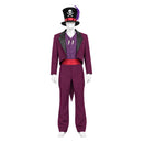 Cosplay Costume Dr. Facilier Fullset Suit Purple Men Halloween Carnival Party Outfits