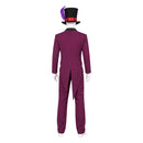 Cosplay Costume Dr. Facilier Fullset Suit Purple Men Halloween Carnival Party Outfits