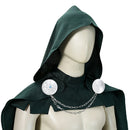 Cosplay Costume Dr.Doom Cloak Green Men Halloween Carnival Party Outfits