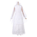 Cosplay Costume Ebenezer Ghosts of Christmas Past White Dress Set White Women Halloween Carnival Party Outfits