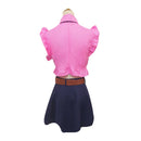 Cosplay Costume Elizabeth Liones The Seven Deadly Sins Top Skirt Set Pink Women Halloween Carnival Party Outfit