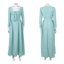 Cosplay Costume Elizabeth Swann Pirate Dot Dress Blue Halloween Carnival Party Outfits