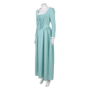 Cosplay Costume Elizabeth Swann Pirate Dot Dress Blue Halloween Carnival Party Outfits