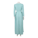 Cosplay Costume Elizabeth Swann Pirate Dot Dress Blue Halloween Carnival Party Outfits