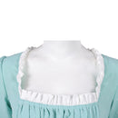 Cosplay Costume Elizabeth Swann Pirate Dot Dress Blue Halloween Carnival Party Outfits