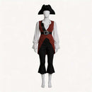 Cosplay Costume Elizabeth Swann Pirate Fullset Renaissance Women Halloween Carnival Party Outfits