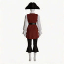 Cosplay Costume Elizabeth Swann Pirate Fullset Renaissance Women Halloween Carnival Party Outfits