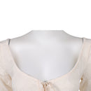 Cosplay Costume Elizabeth Swann Pirate Inner Dress White Halloween Carnival Party Outfits