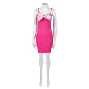 Cosplay Costume Elle Woods Elle Season 1 Silm Dress Pink Women Halloween Carnival Party Outfits
